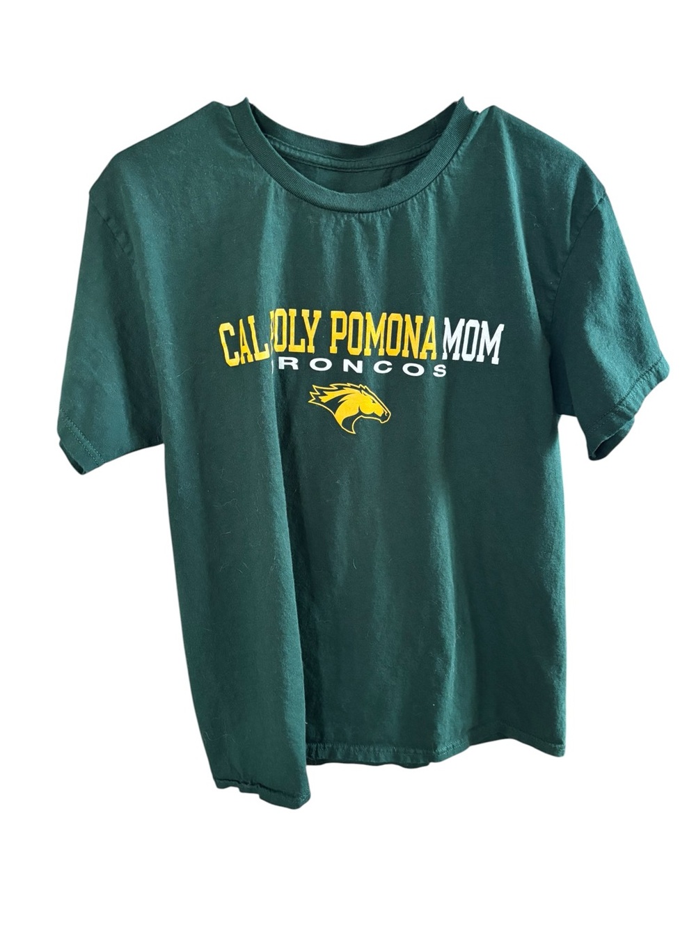 Cal Poly Pomona Mom Green Broncos Graphic Tee
